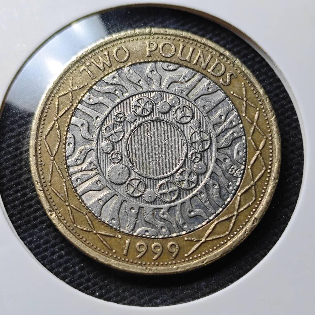 KK钱币收藏小铺 第338场 2月预留时间 周末发货 1999英国2镑