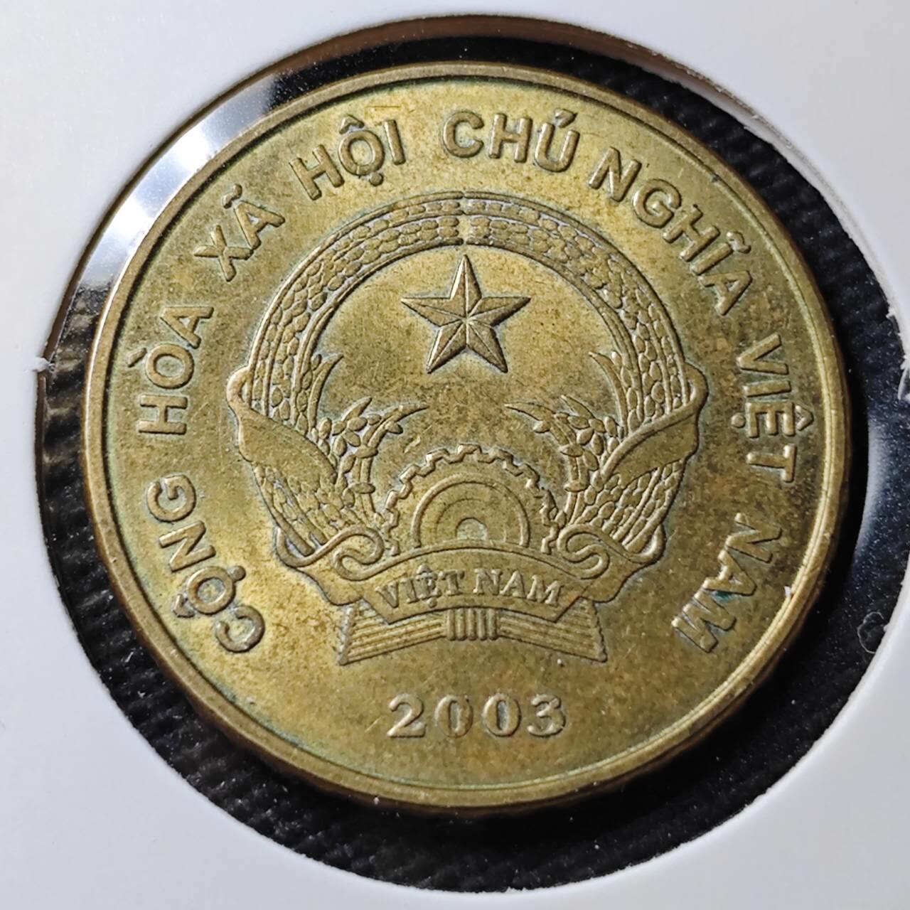 KK钱币收藏小铺 第338场 2月预留时间 周末发货 2003越南5000盾