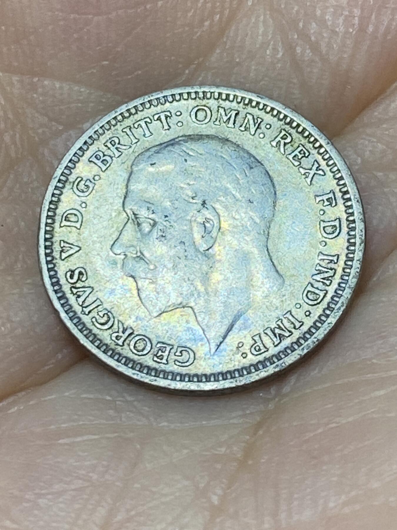 2025年第九十二场(总第一百一十八场）外国好品散币(免佣金) 英国🇬🇧1931年3便士银币(乔治五世第三版，500银)