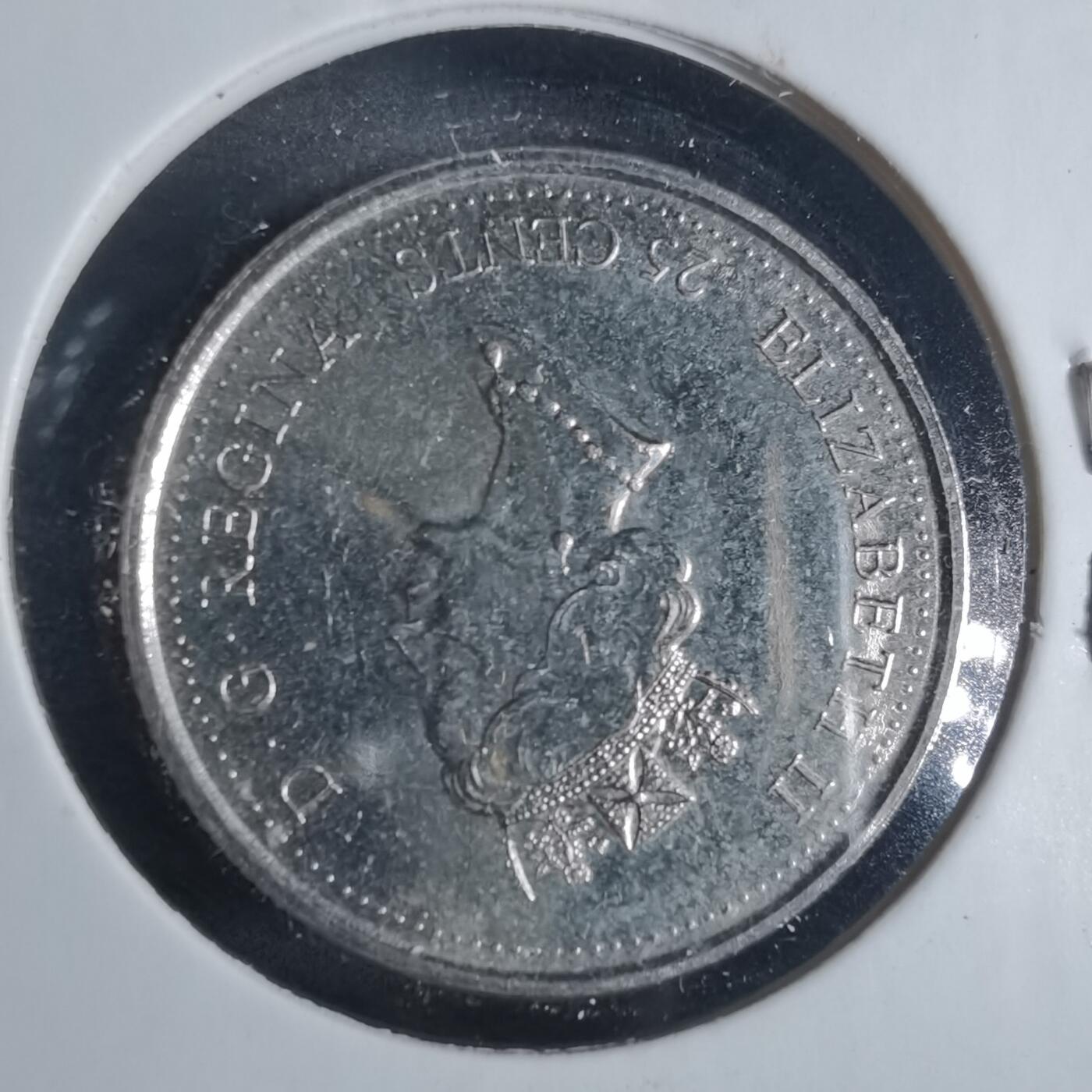 沼泽如烟--第840场 加拿大2000年25分纪念币