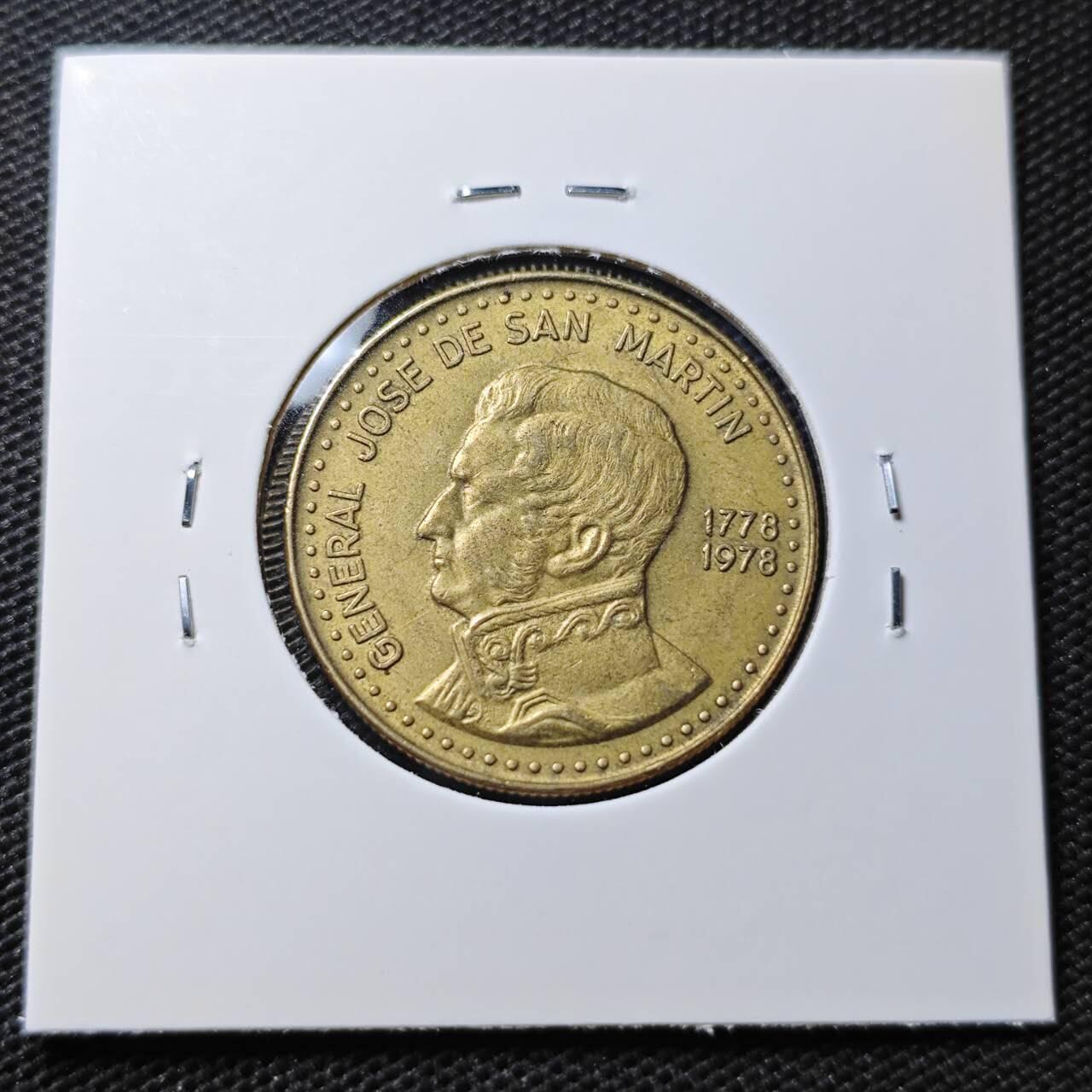 KK钱币收藏小铺 第337场 2月预留时间 周末发货 1978阿根廷100比索 