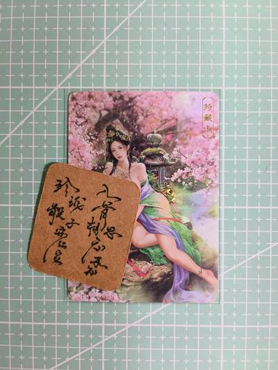 C先生卡牌 第12期 神州百花谱·西游姬·人间传·Art系列(持续收拍品中) - 【彩闪】卡将《绝代芳华》薛灵芸 艺术卡