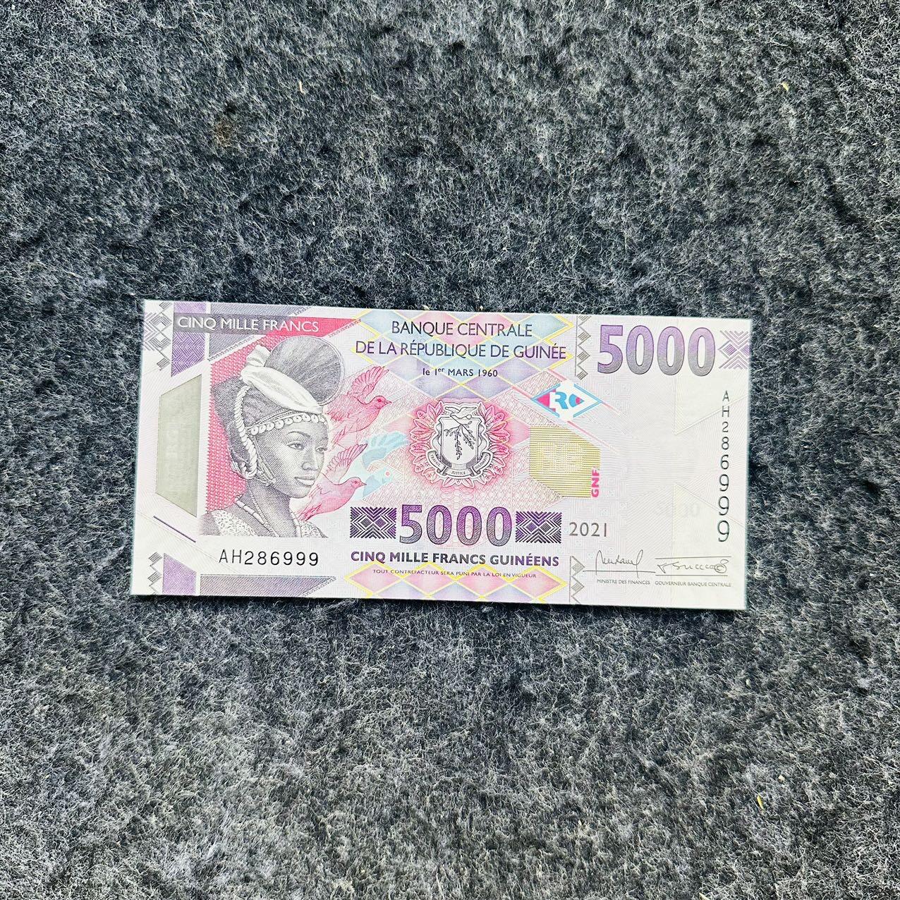 🇨🇳🇱🇾🇸🇨🇹🇴🇸🇧🏴󠁧󠁢󠁳󠁣󠁴󠁿🇬🇷🇬🇹2521 ￥￥靓号和尾88和99, 几内亚1960年5000法郎，豹子号999（AH286999）