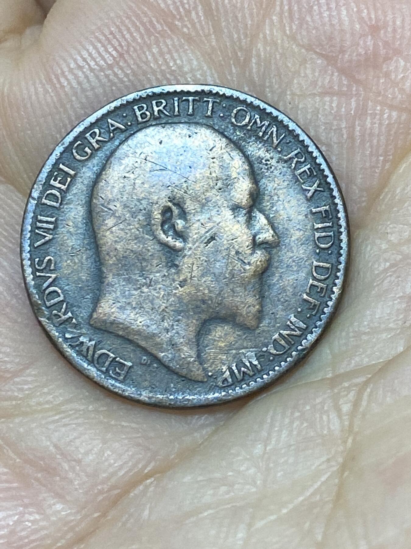 2025年第九十二场(总第一百一十八场）外国好品散币(免佣金) 英国🇬🇧1903年1法新(爱德华七世时期)