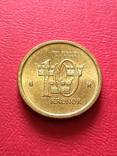 【云涧收藏】第六十三场 - 瑞典2003年10克朗，UNC