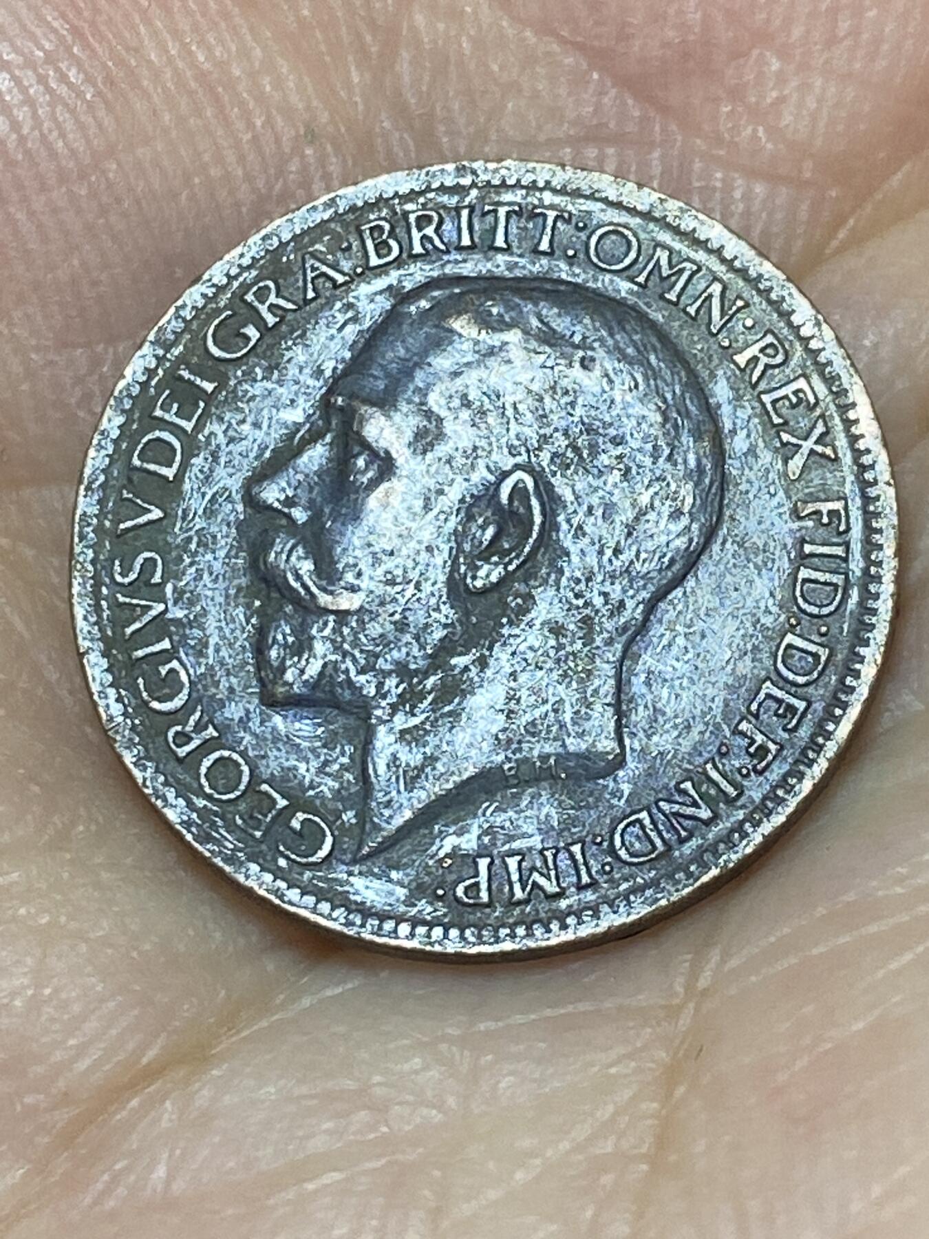 2025年第九十二场(总第一百一十八场）外国好品散币(免佣金) 英国🇬🇧1914年1法新(乔治五世第一版)