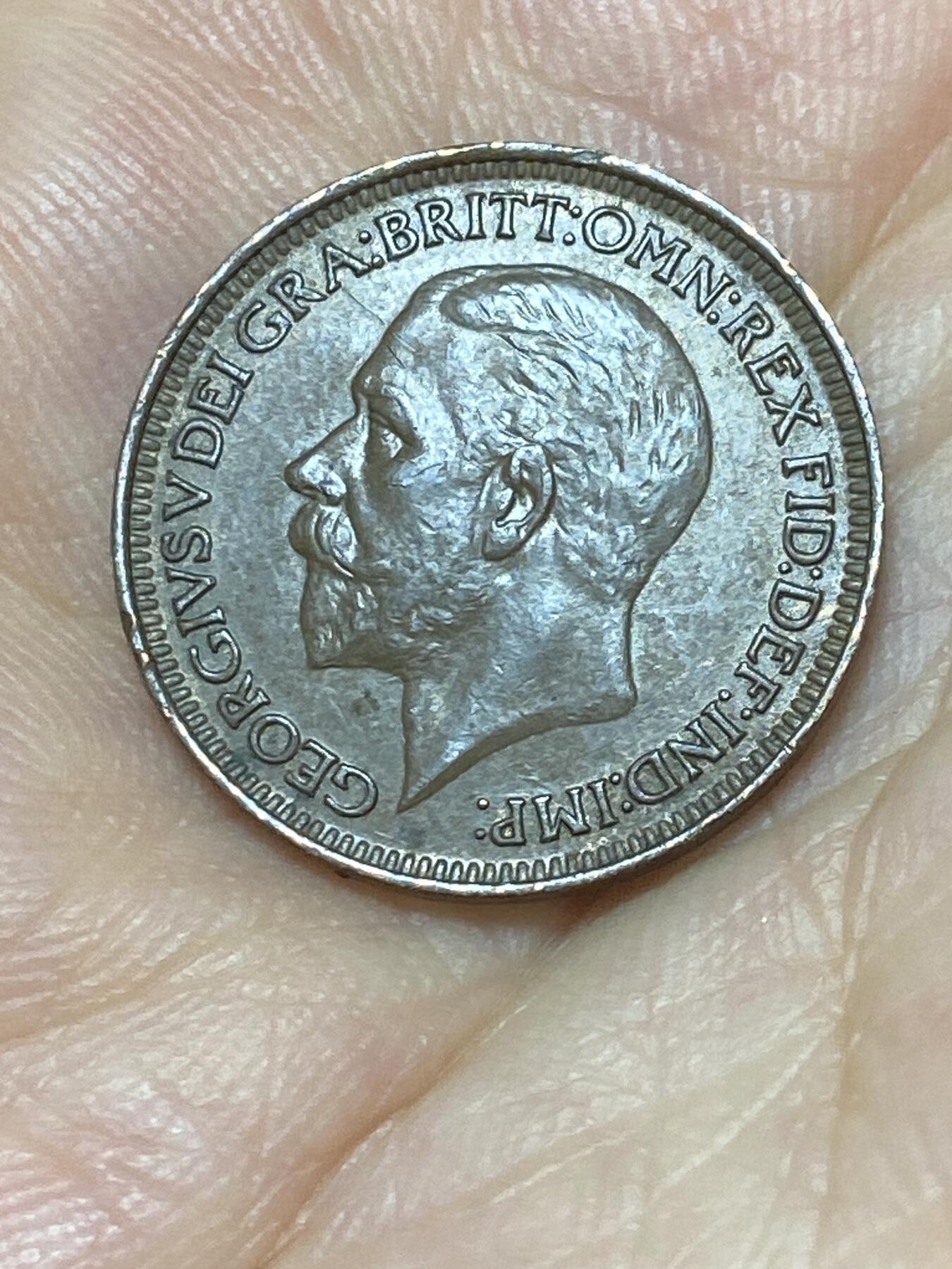 2025年第九十二场(总第一百一十八场）外国好品散币(免佣金) 英国🇬🇧1929年1法新(乔治五世第三版)