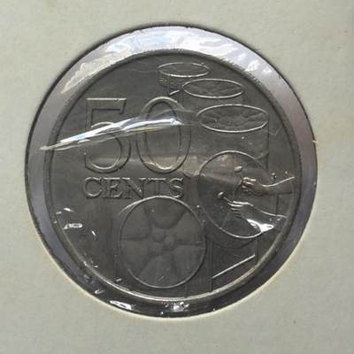 各国硬币第2期 无佣金 - 特立尼50分