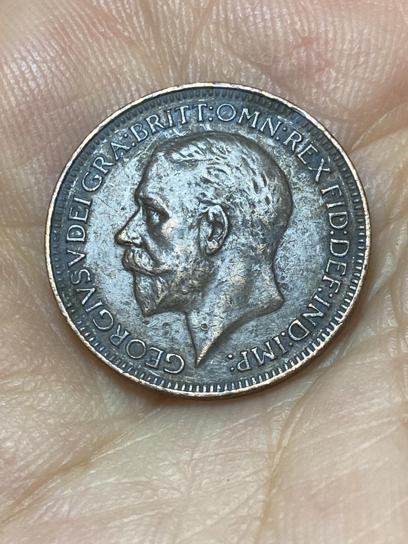 2025年第九十二场(总第一百一十八场）外国好品散币(免佣金) 英国🇬🇧1932年1法新(乔治五世第三版)