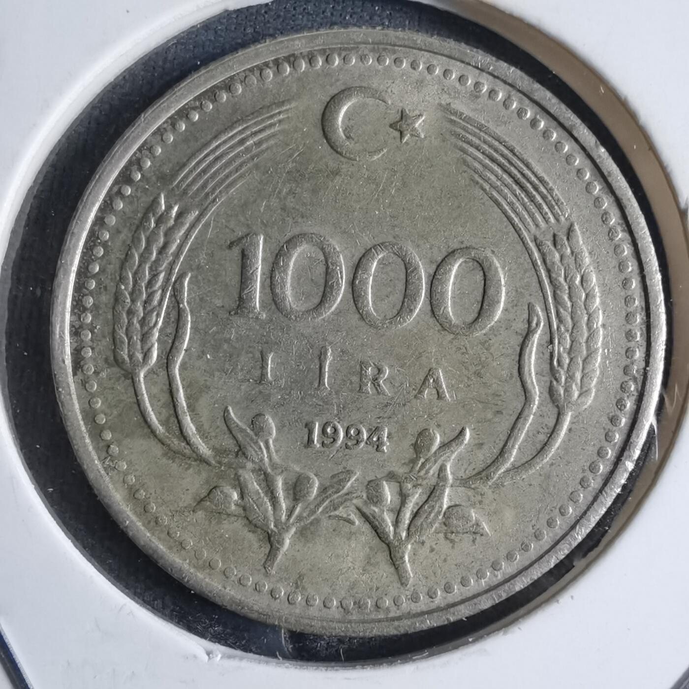 沼泽如烟--第841场 土耳其1994年1000里拉