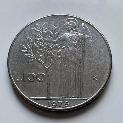 🌹外币初藏🌹🐯2025年第102场 周二无佣金特价场 - 意大利1976年100里拉