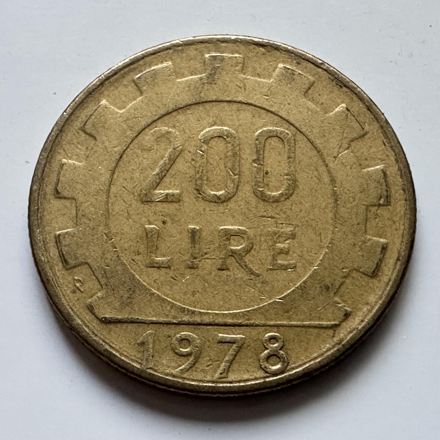 🌹外币初藏🌹🐯2025年第102场 周二无佣金特价场 意大利1978年200里拉