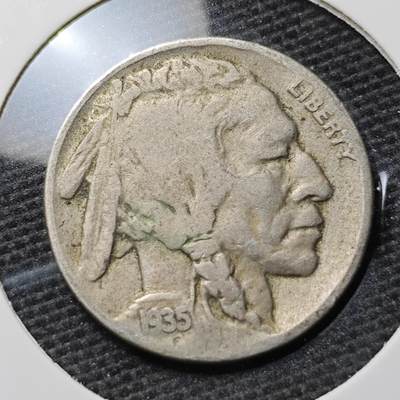KK钱币收藏小铺 第338场 2月预留时间 周末发货 - 1935美国5分 年份清楚
