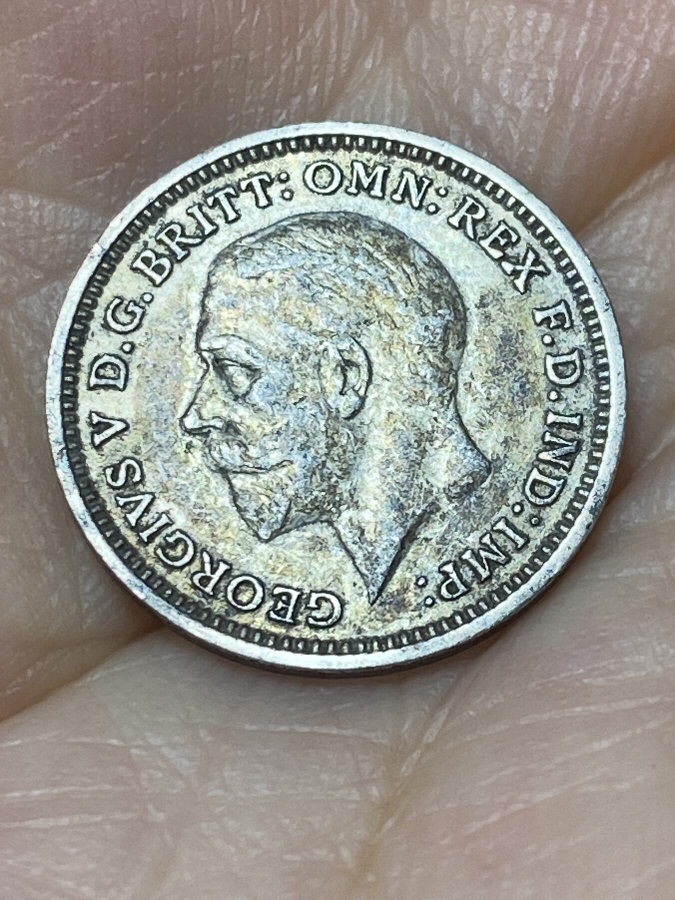 2025年第九十二场(总第一百一十八场）外国好品散币(免佣金) 英国🇬🇧1934年3便士银币(乔治五世第三版，500银)