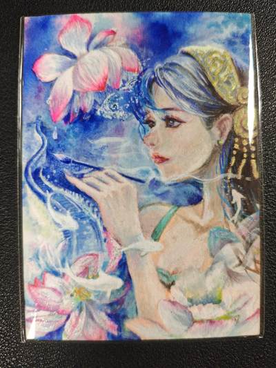 天玑星卡拍第123期《9.18周四截拍》持续收拍收评中 满赠卡需备注 - 【手绘卡】白石工作室 旅途 潋滟道 1/1 手绘卡