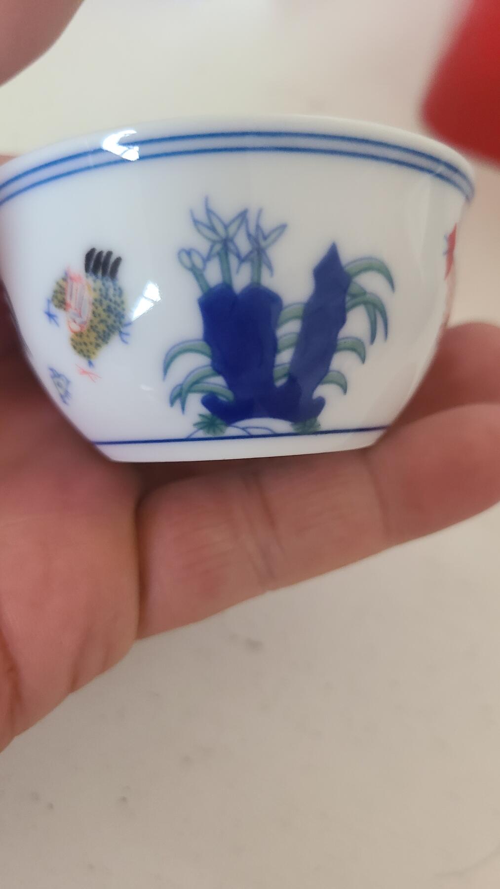 新仿鸡缸杯一个，仅此一个