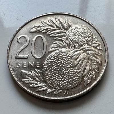 🌹外币初藏🌹🐯2025年第103场  每周二四六晚8️⃣点 接代拍 - 萨摩亚1974年20分