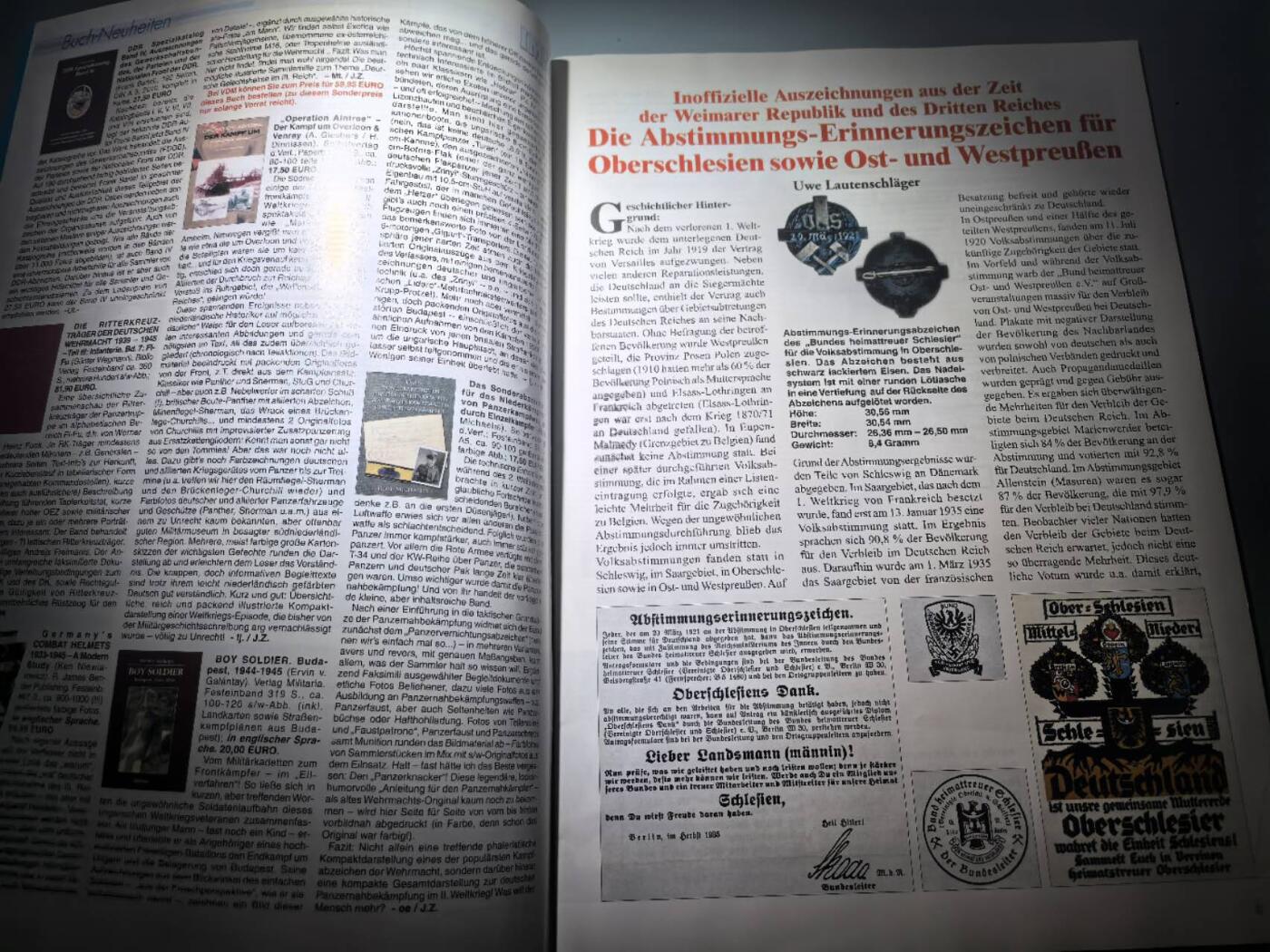 盛世勋华——号角文化勋章邮票专场拍卖第279期 德国出版 Militaria-Magazin杂志 2010年6/7月刊总第144期 50页
