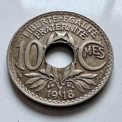 🌹外币初藏🌹🐯2025年第103场  每周二四六晚8️⃣点 接代拍 - 法国1918年十分