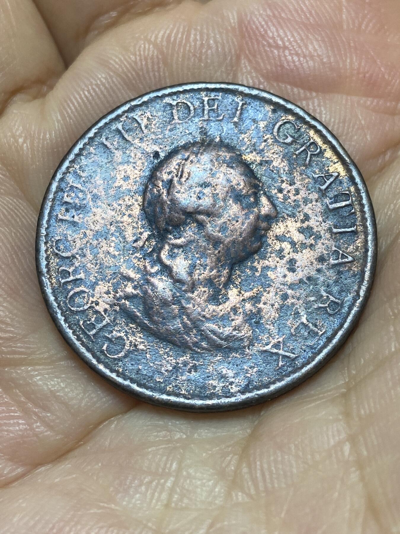 2025年第九十二场(总第一百一十八场）外国好品散币(免佣金) 英国🇬🇧1799单年份半便士(乔治三世时期)