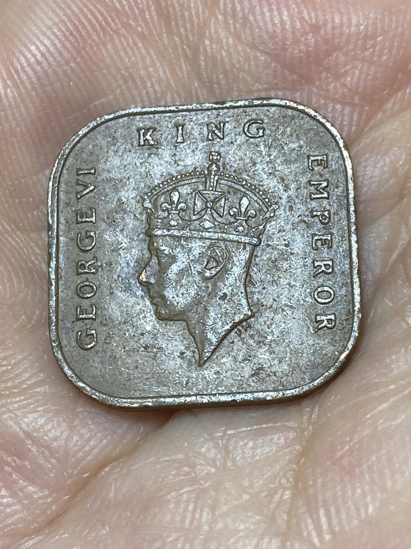 2025年第九十二场(总第一百一十八场）外国好品散币(免佣金) 英属马来亚1943年1分(乔治六世第二版，首发年仅发行2年)
