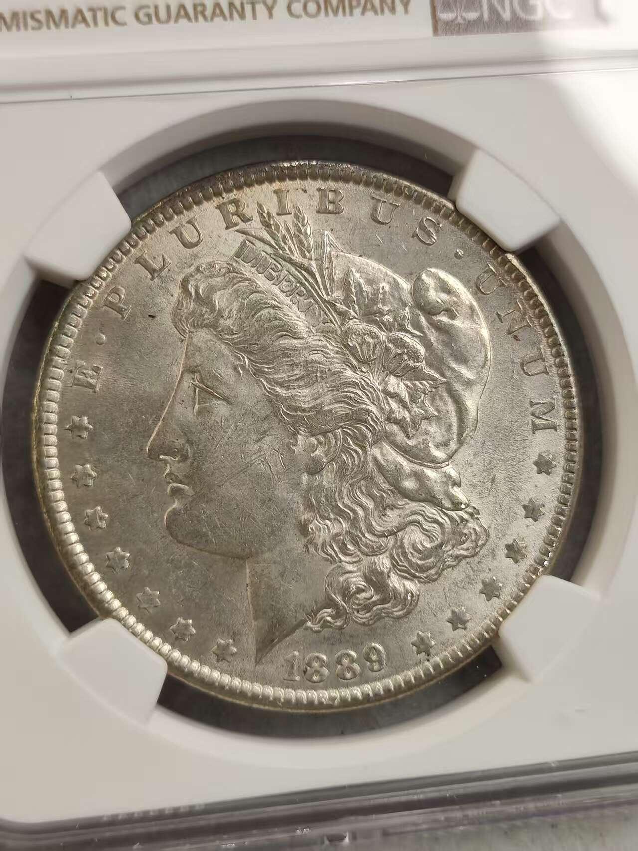 G&W世界散币，银币处理专场（第30场） NGC-MS63  美国1889年摩根1元  银币