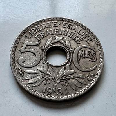 🌹外币初藏🌹🐯2025年第103场  每周二四六晚8️⃣点 接代拍 - 法国1931年五分