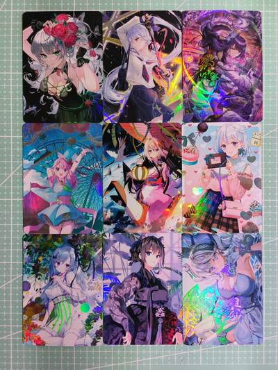 C先生卡牌 第12期 神州百花谱·西游姬·人间传·Art系列(持续收拍品中) - 【自制卡】《卡通·游戏·动漫》妹卡组合③