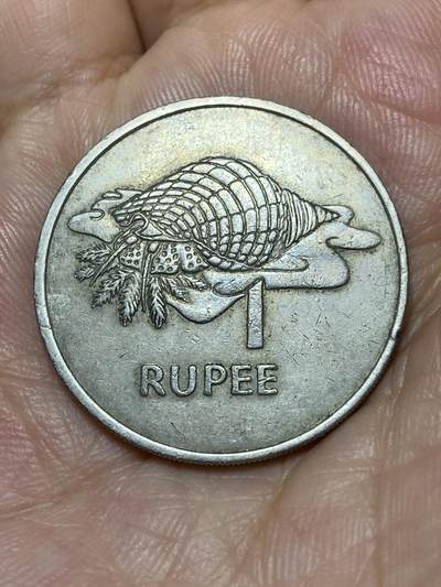2025年第九十二场(总第一百一十八场）外国好品散币(免佣金) - 塞舌尔🇸🇨1977单年份1卢比(独立后第二套流通硬币)