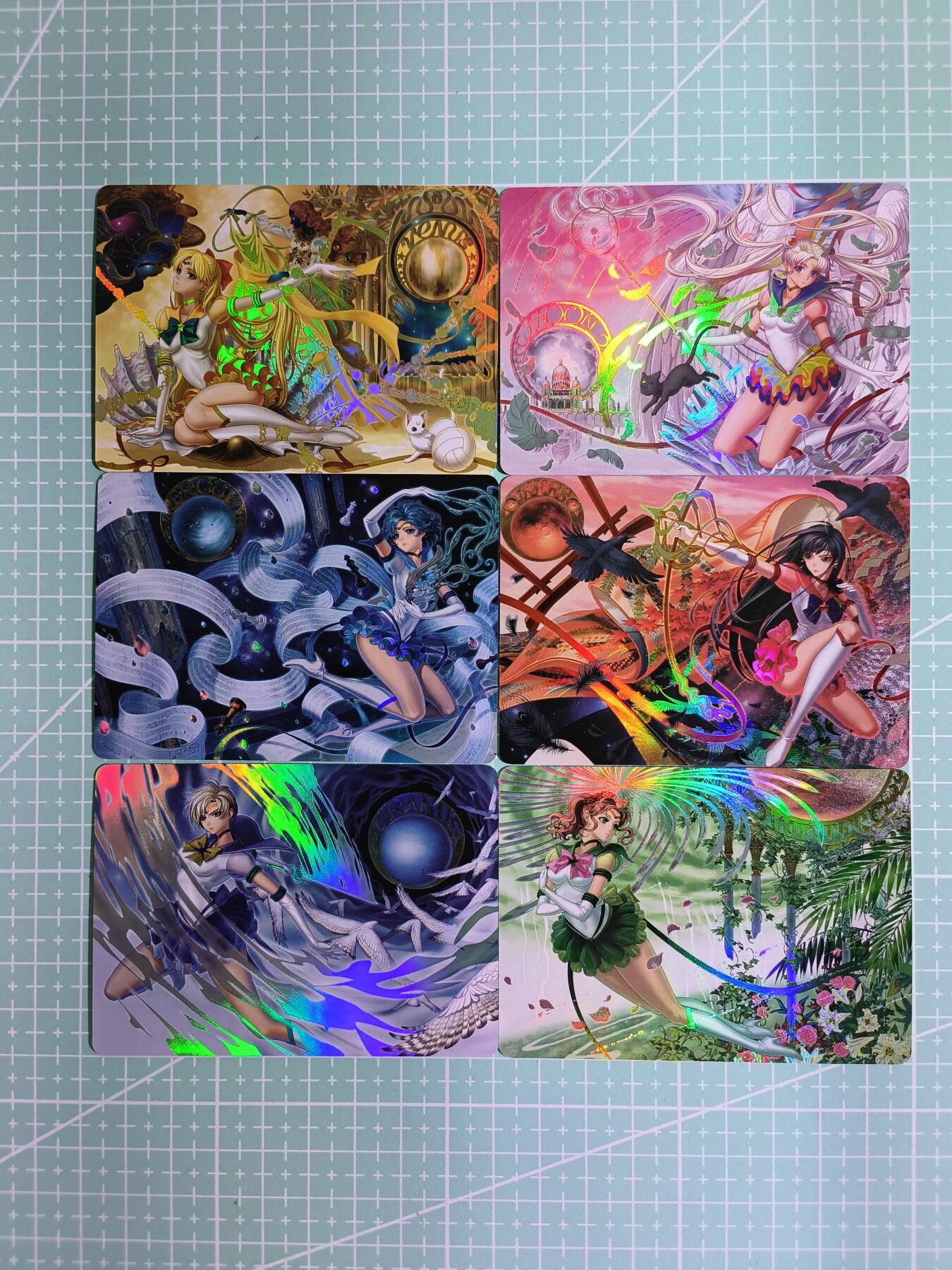 C先生卡牌 第12期 神州百花谱·西游姬·人间传·Art系列(持续收拍品中) 【自制卡】《美少女战士》横版6张
