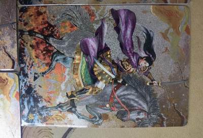 奇趣收藏卡牌拍卖第23场 【套卡】山河潮玩 华夏惊鸿录 十二生肖特卡  浴火三娘  工艺折光粗闪  一套九张 已套卡膜保护