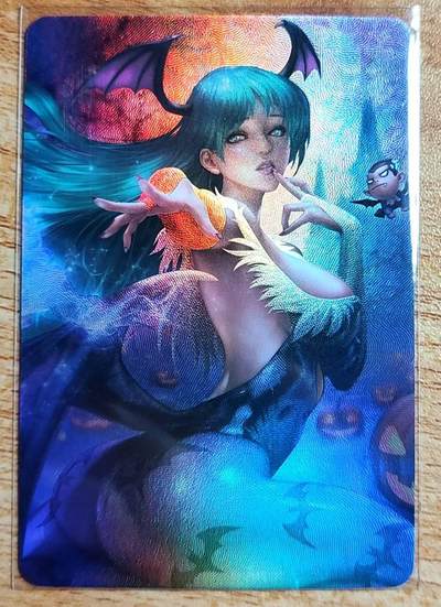 龙虎卡牌第五十五场 （无佣金，满120包邮，欢迎送拍） - 折光彩闪 动漫美女卡牌 茉莉卡安斯兰特