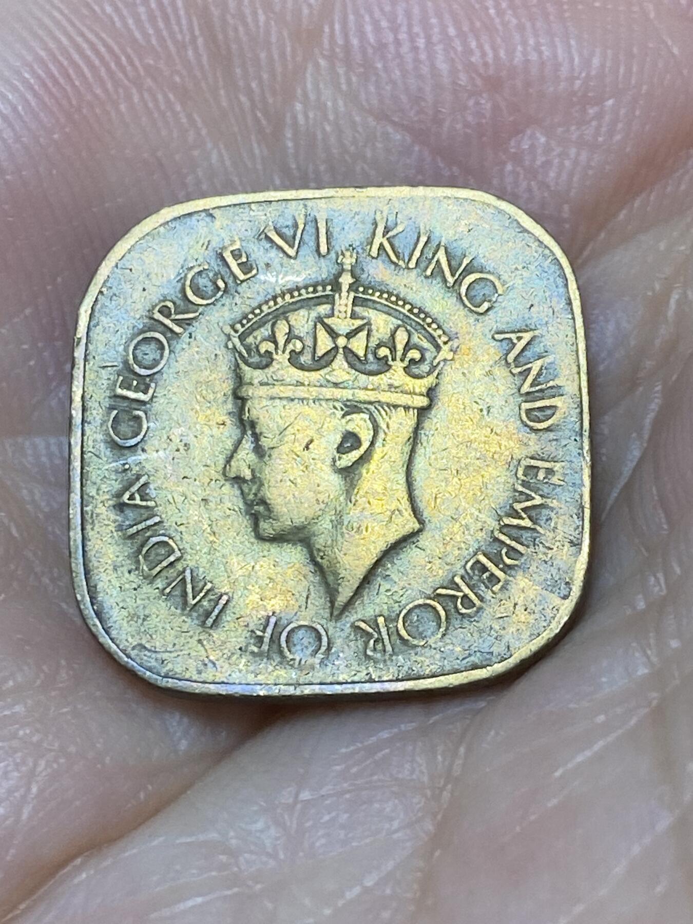 2025年第九十二场(总第一百一十八场）外国好品散币(免佣金) 英属锡兰1943年5分(乔治六世第一版，关门年仅发行2年)