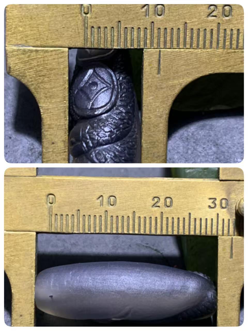 精品亚光冰透高玉化药师玛瑙手工雕刻灵蛇钱币桶珠一颗！