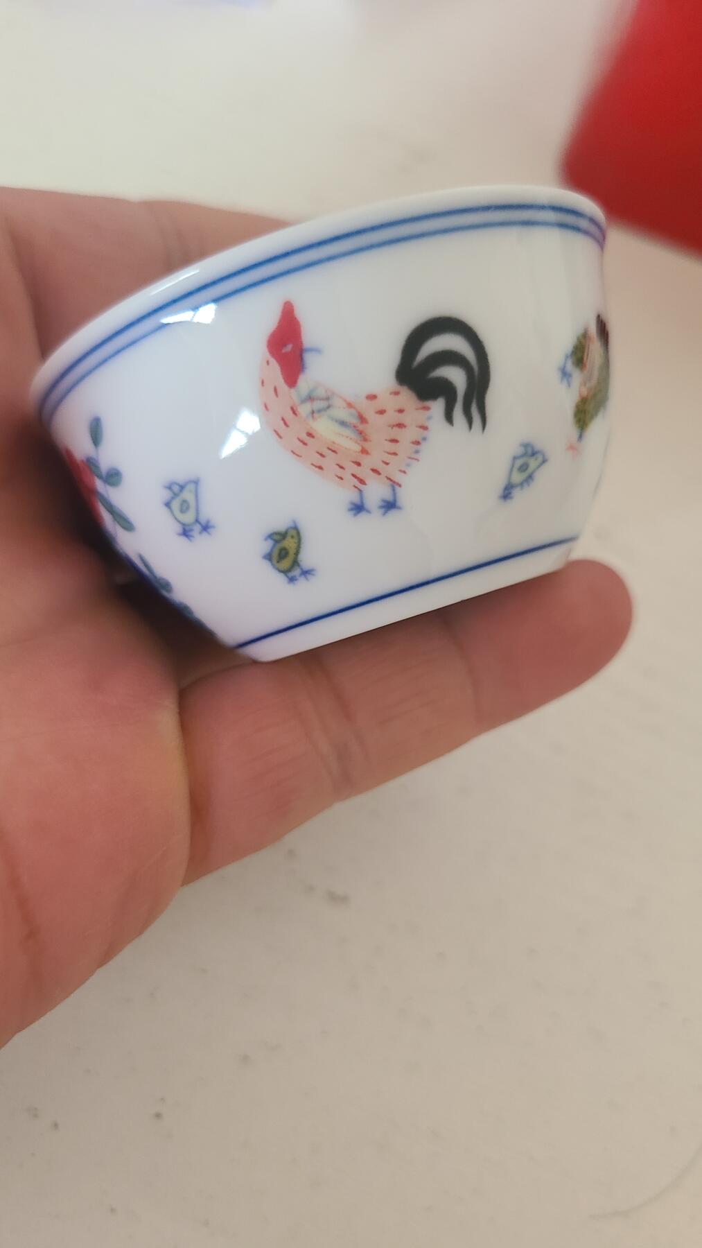 新仿鸡缸杯一个，仅此一个