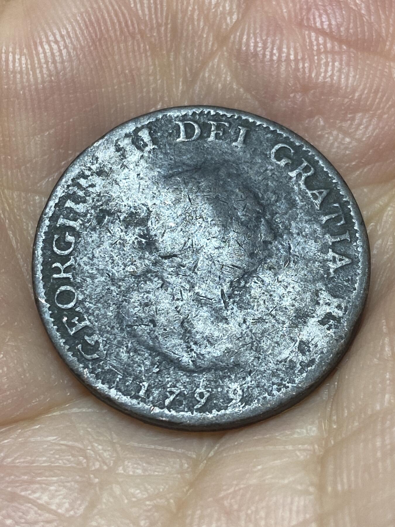 2025年第九十二场(总第一百一十八场）外国好品散币(免佣金) 英国🇬🇧1799单年份1法新(乔治三世时期)