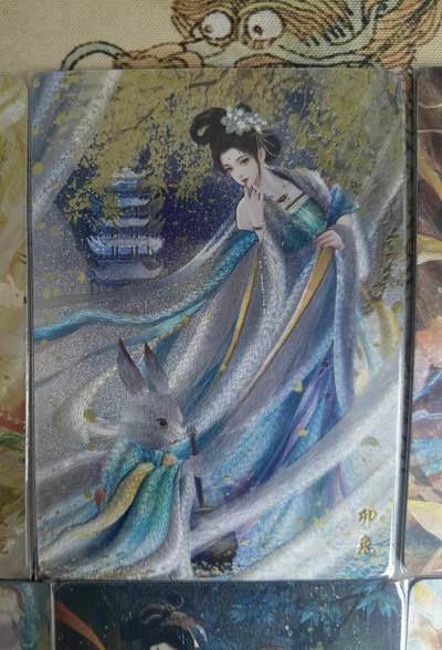 奇趣收藏卡牌拍卖第23场 【套卡】山河潮玩 华夏惊鸿录 十二生肖   工艺折光粗闪  一套12张 已套卡膜保护