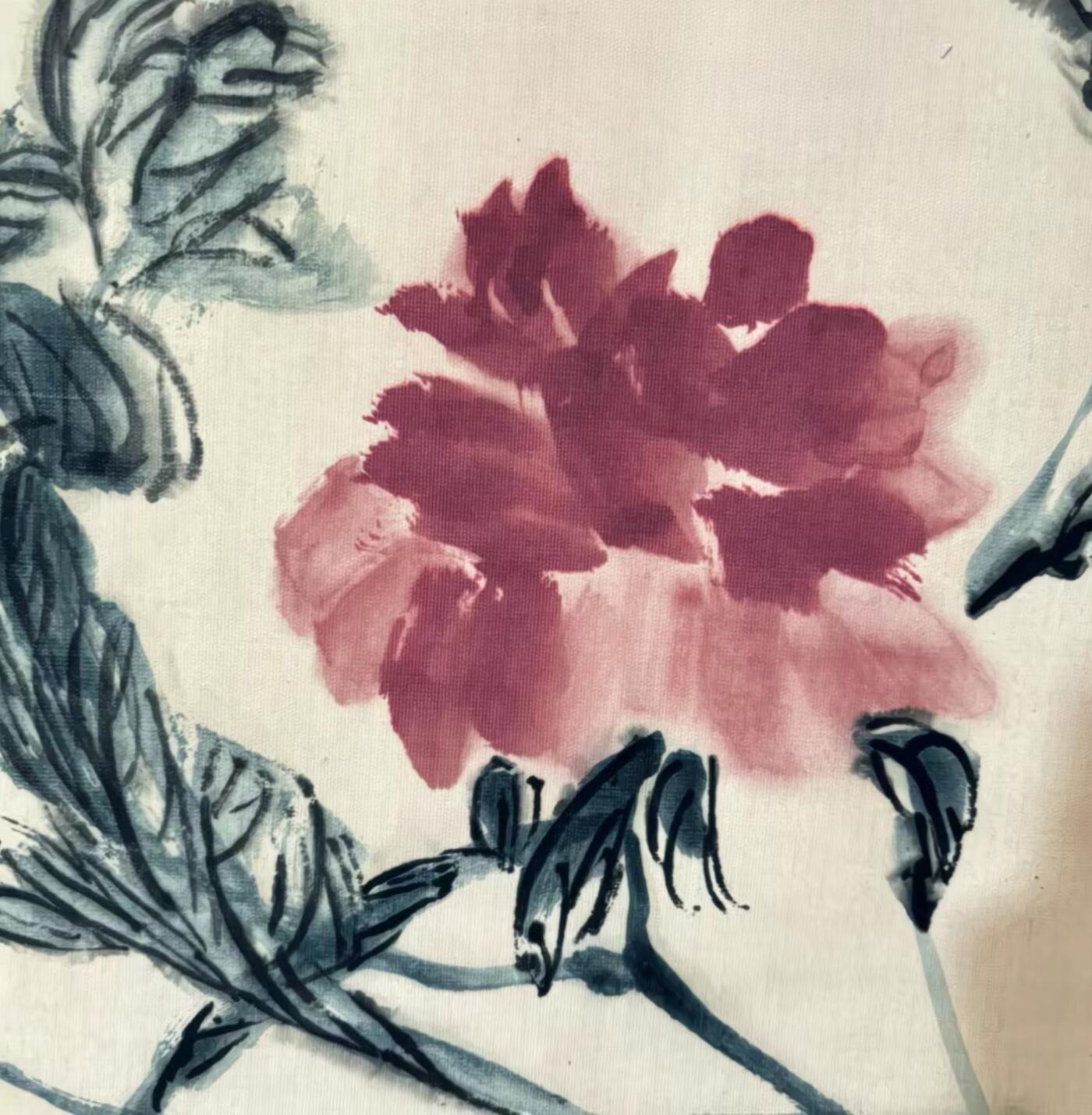   听雨轩  名家卷轴字画 龙纹小长卷《齐白石群芳争艳》尺寸:30/350cm