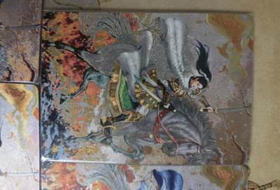 奇趣收藏卡牌拍卖第23场 【套卡】山河潮玩 华夏惊鸿录 十二生肖特卡  浴火三娘  工艺折光粗闪  一套九张 已套卡膜保护