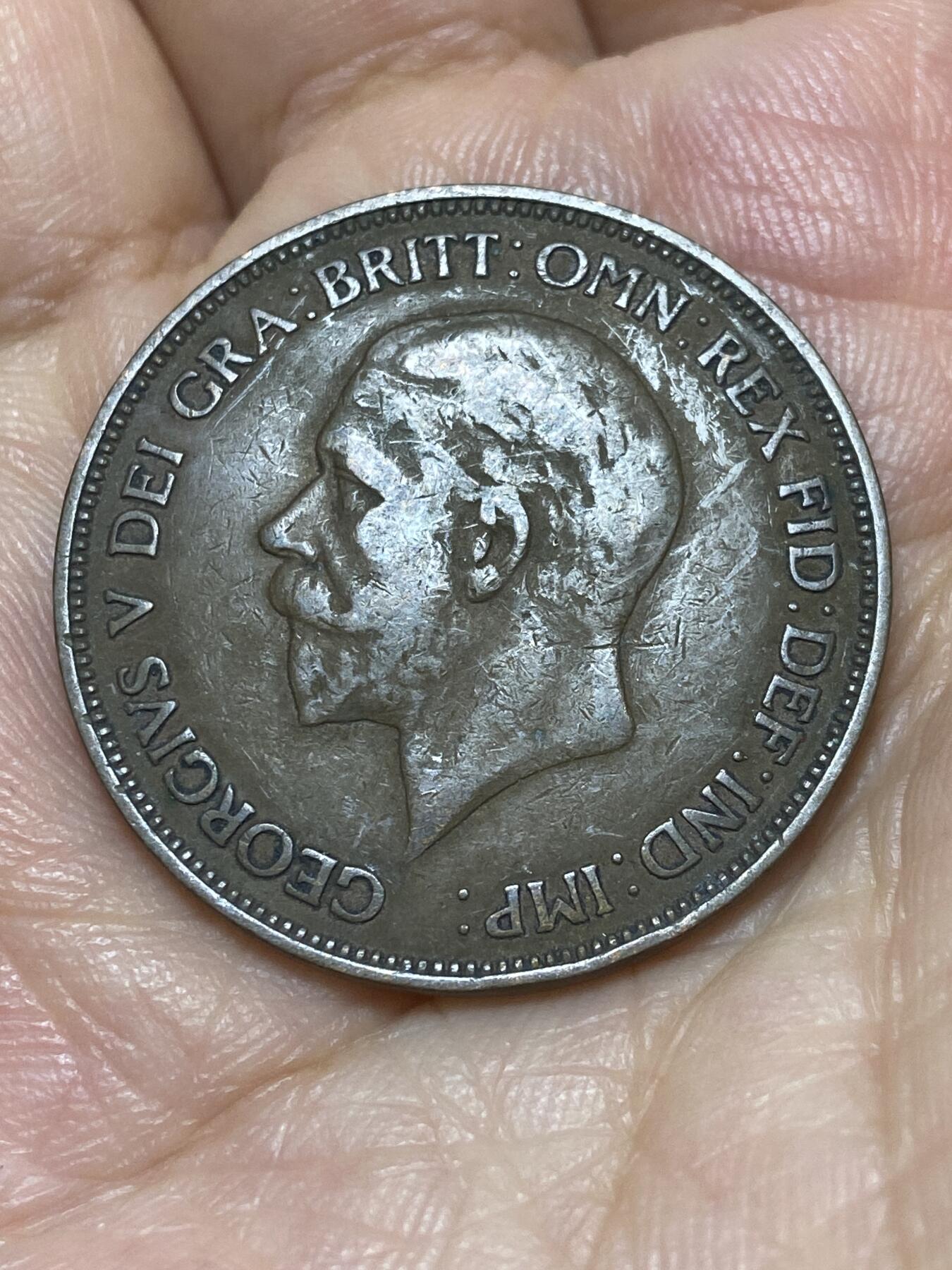 2025年第九十二场(总第一百一十八场）外国好品散币(免佣金) 英国🇬🇧1936年1便士(乔治五世逝世年，第三版关门年)