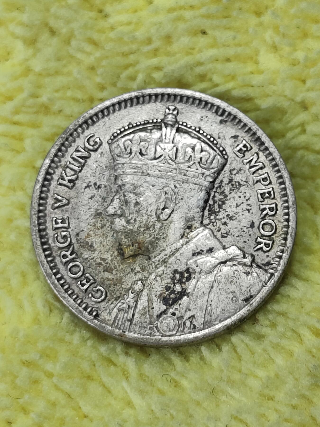 2025年第九十二场(总第一百一十八场）外国好品散币(免佣金) 新西兰🇳🇿1934年3便士(乔治五世时期，500银)