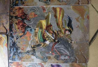 奇趣收藏卡牌拍卖第23场 【套卡】山河潮玩 华夏惊鸿录 十二生肖特卡  浴火三娘  工艺折光粗闪  一套九张 已套卡膜保护