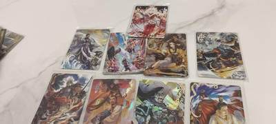 秋原瞳的小店第二十三期（持续收拍，夏蝉，夜色，蛙鸣，西瓜田，稻草堆…………） - 卡游三国9张活动卡不同