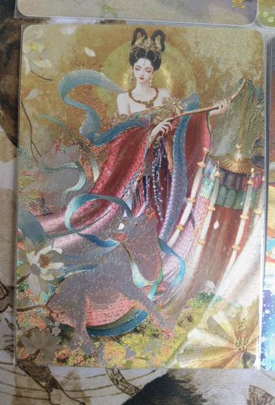 奇趣收藏卡牌拍卖第23场 【套卡】山河潮玩 华夏惊鸿录 十二生肖   工艺折光粗闪  一套12张 已套卡膜保护