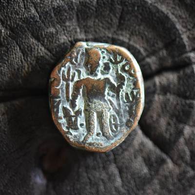 【良泉】第40期【直播场】10月16日晚19.30点开拍！225组（本场结束后外出旅游。之前预存钱币的朋友请告知，将连同本场拍品一起邮寄）  - 公元260-290年【萨珊-贵霜沙】卑路斯一世，铜币，2.68克
