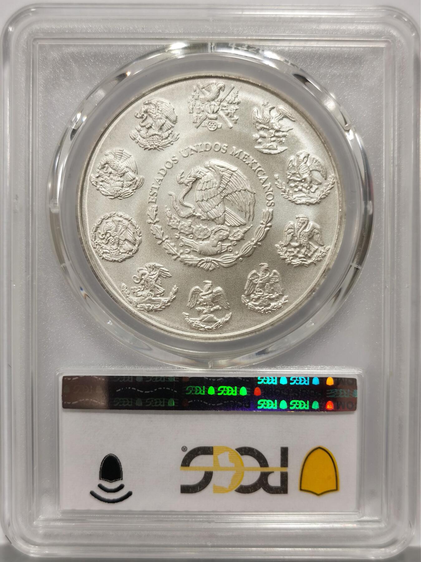 博洋堂世界钱币拍卖第140期（全场包邮） 墨西哥2016年飞天自由女神一盎司纪念银币PCGS-MS69，币面清爽干净又漂亮，打制精美，银光闪闪，转光强烈细节优秀，状态一流。