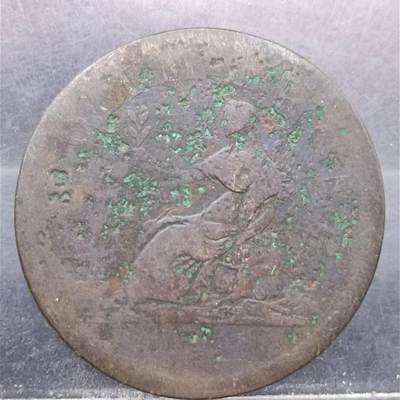【淘币小摊】限时拍第七百四十七拍  老铜币场 满百包邮可预留两周  周一统一发货  - 英国一便士铜代币