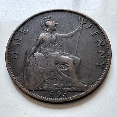 🌹外币初藏🌹🐯2025年第103场  每周二四六晚8️⃣点 接代拍 - 英国1895年一便士