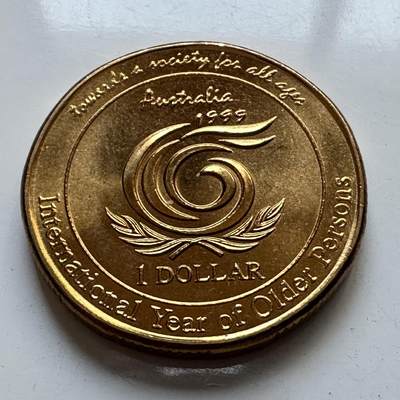 🌹外币初藏🌹🐯2025年第103场  每周二四六晚8️⃣点 接代拍 - 澳大利亚1999年¥1纪念币