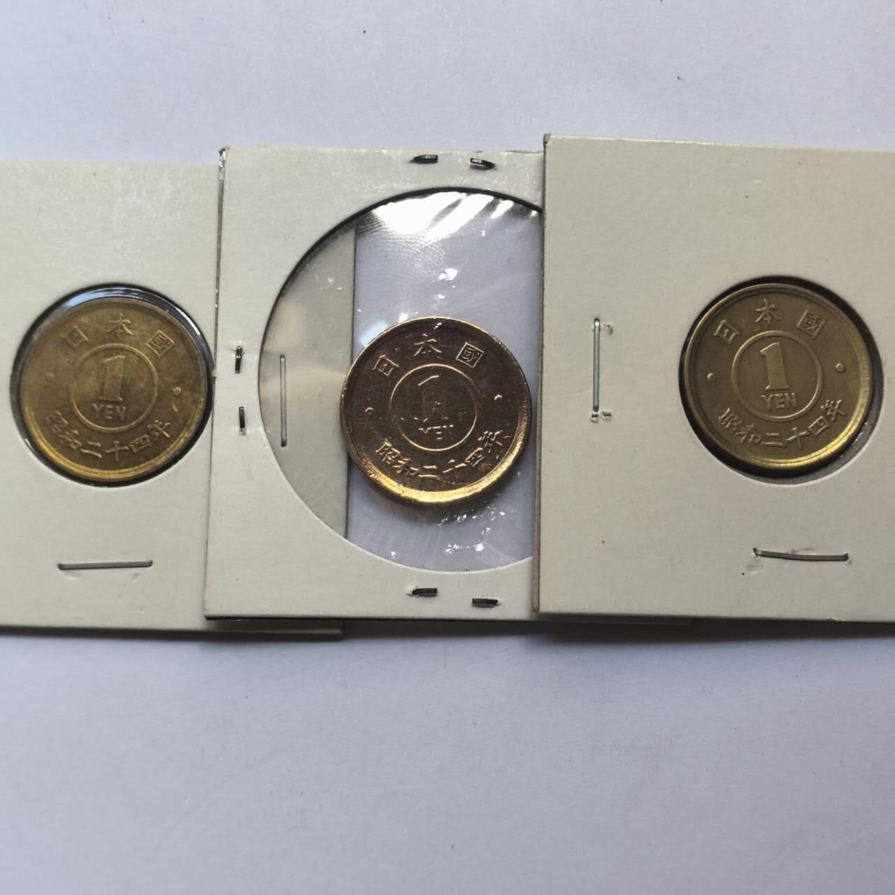 各国硬币第3期 无佣金 日本1円3个
